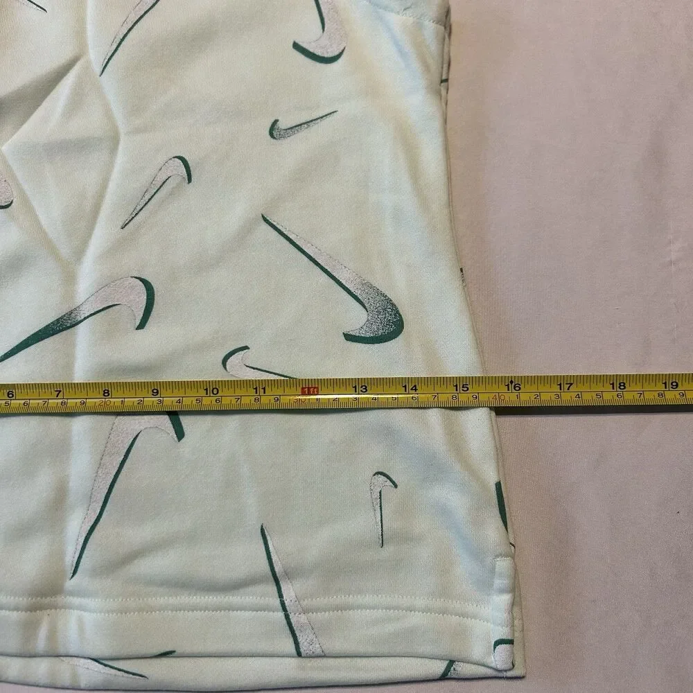 Nike Tank Top Girl's Large Lite Teal All Over Print Cotton Slim-Fit Pullover